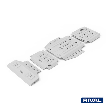 Juego de protecciones (radiador, cárter, caja de cambios, columna de timón) Dodge RAM 1500 2018-; 5,7 l. / gasolina